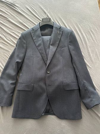 Paoloni 3-Teiler Anzug Navy  Gr. 146  Neuwertig