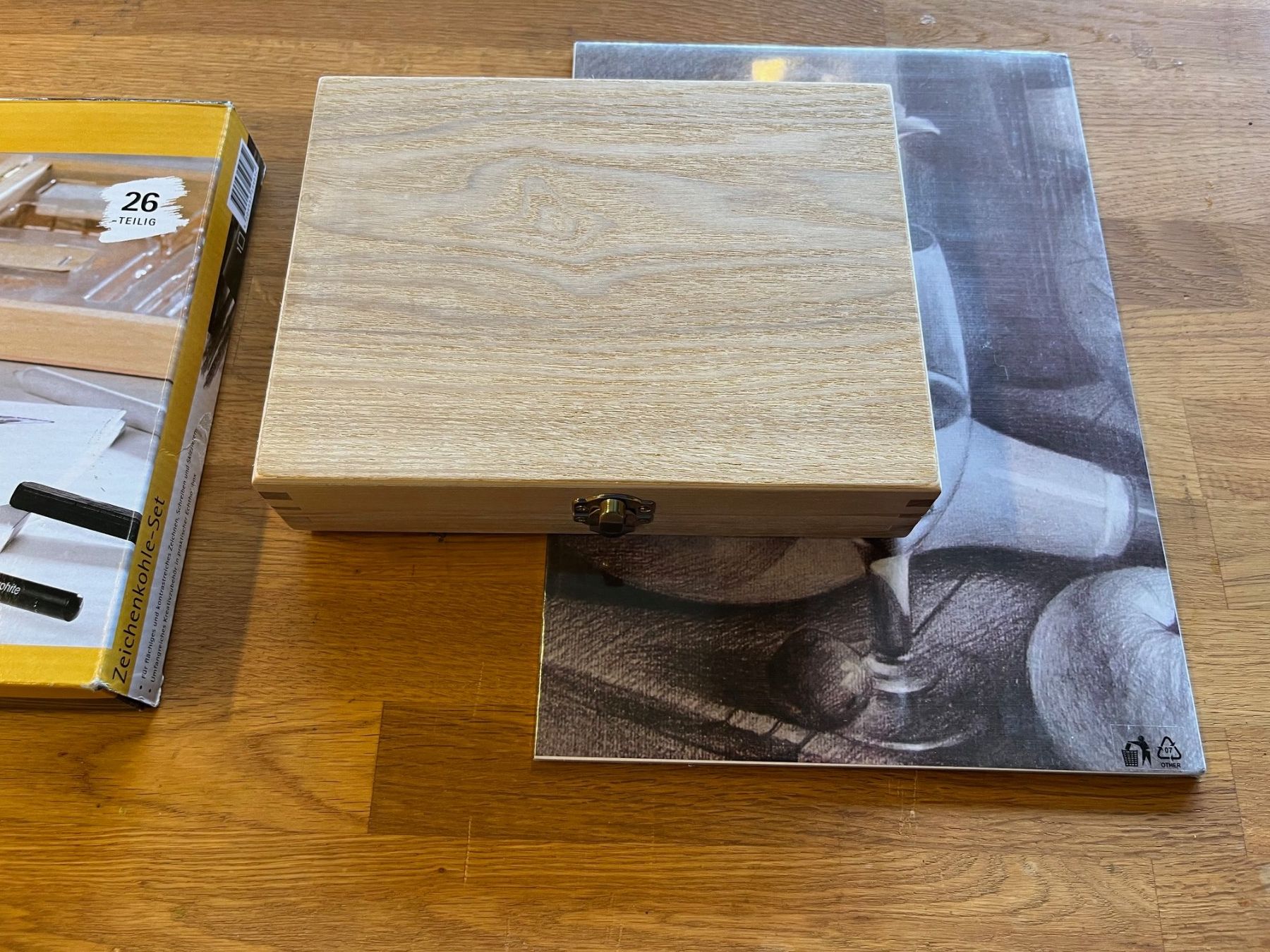 Stifte & Marker: Neues Zeichenkohle-Set 26 Teilig in Echtholzbox – Neu und originalverpackt aus Laufen von Nuria44 1
