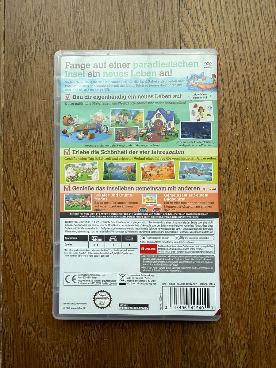 Nintendo Giochi: Animal Crossing: New Horizons / Nintendo Switch – Usato da Läufelfingen venduto da Seraphim13 1