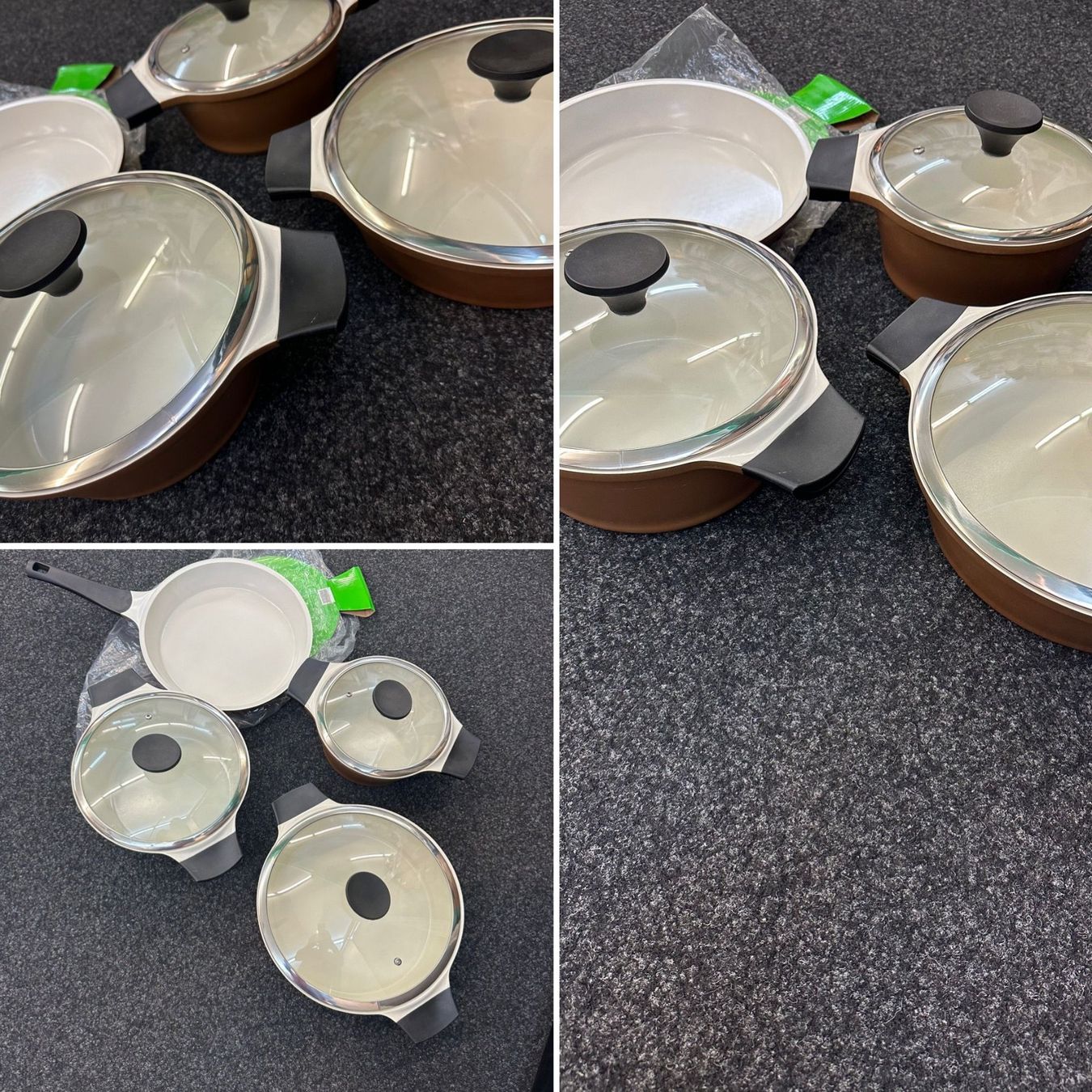 Töpfe: 7-teilig Milano Cast Seramik Topf-Set – Neu (gemäss Beschreibung) aus Reinach AG von evimshop 8