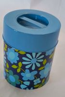 Blechdose ±60er Jahre / Blau mit Blumen ab Fr. 6.-