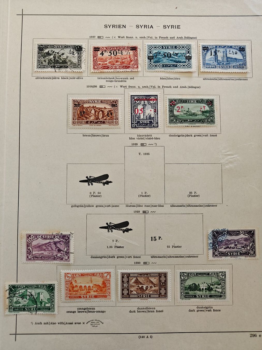 Tutti i francobolli: Briefmarken Syrien, alte Sammlung – Usato da Wädenswil venduto da alex-maxima 2