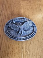 Vintage Gürtelschnalle Weißkopfseeadler Alaska - Metall