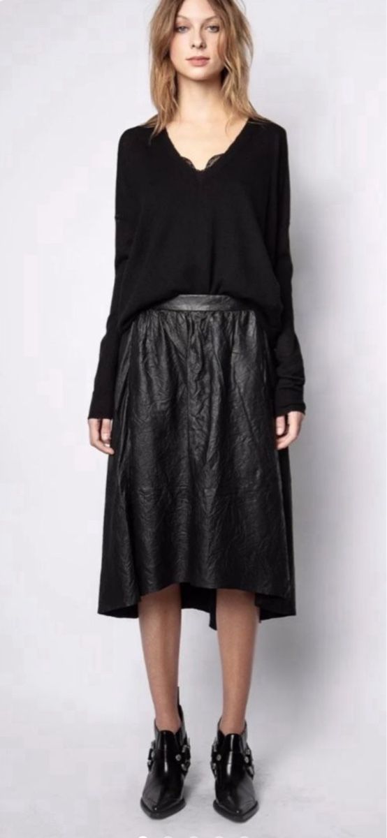 Gonne: Jupe cuir zadig voltaire – Nuovo (secondo la descrizione) da Pully venduto da tarra26