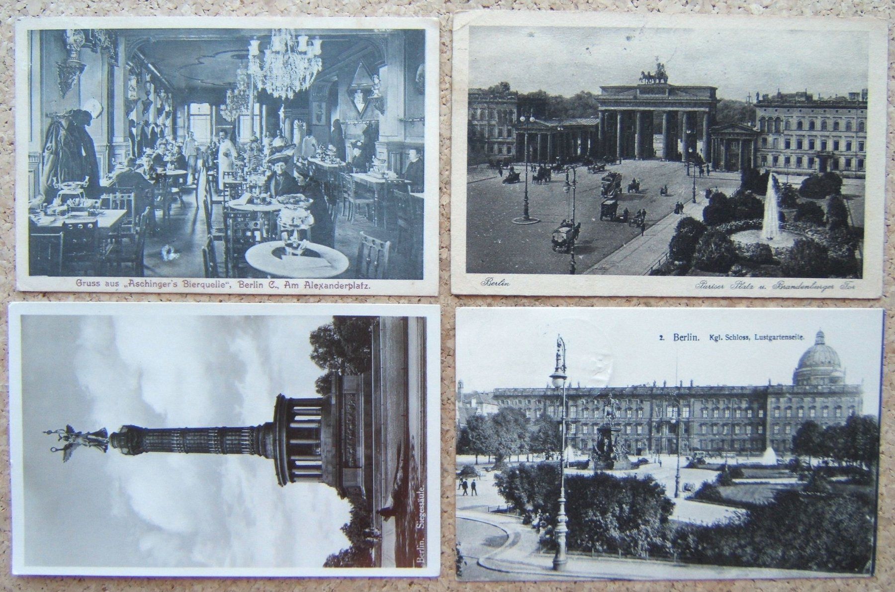 Cartoline postali: 8 AK BERLIN 1899 - 1911 – Usato da Brunnen venduto da Nonne04 3