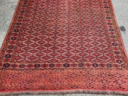 Antik Turkmenischer Yomud  Hauptteppich 430x210cm