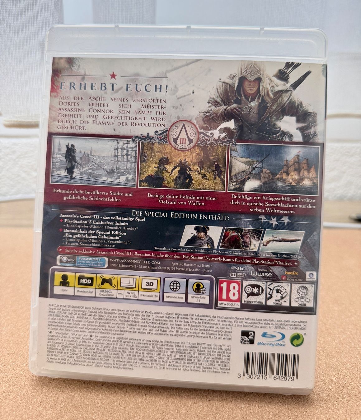 Sony Giochi: PS3 AC Assassin's Creed 3 (PEGI) – Usato da Dintikon venduto da Onomichio-Kun 1
