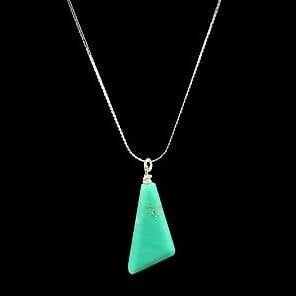 Catenine: Collana  in crisoprasio  verde opalizzato – Usato da Sessa venduto da mau_lm9q 2