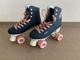 Rollschuhe Oxelo blau rosa Grösse 39 neuwertiger Zustand