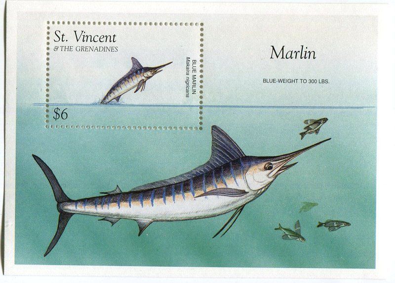 Tous les timbres: Block "Fische". St. Vincent. – Neuf avec emballage d'origine à Basel par Butsch5