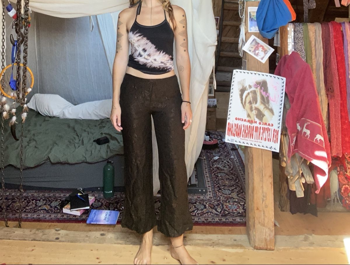 Pantaloni: Spezielle Hose mit Muster – Usato da Rehetobel venduto da Norea69 2