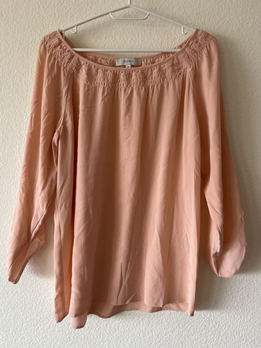 Blusen: Eiden Seidenbluse Lachsfarben 36  100% silk Bluse  seide – Gebraucht aus Au ZH von curio.concept 3