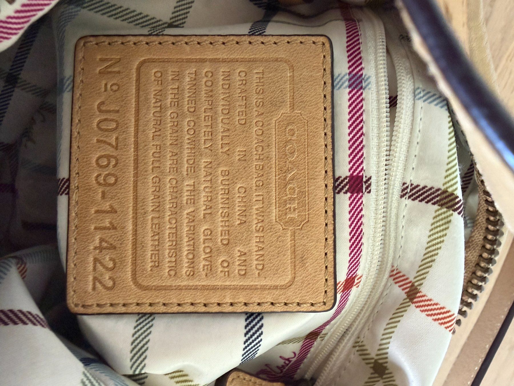 Coach Borse da donna: Coach Bleecker Leather Duffle Bucket Bag Tasche – Usato da Zürich venduto da bombvoyage 4