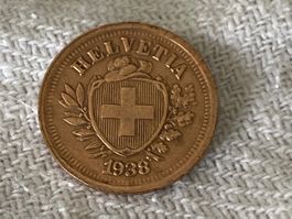 1 centime/rappen 1938