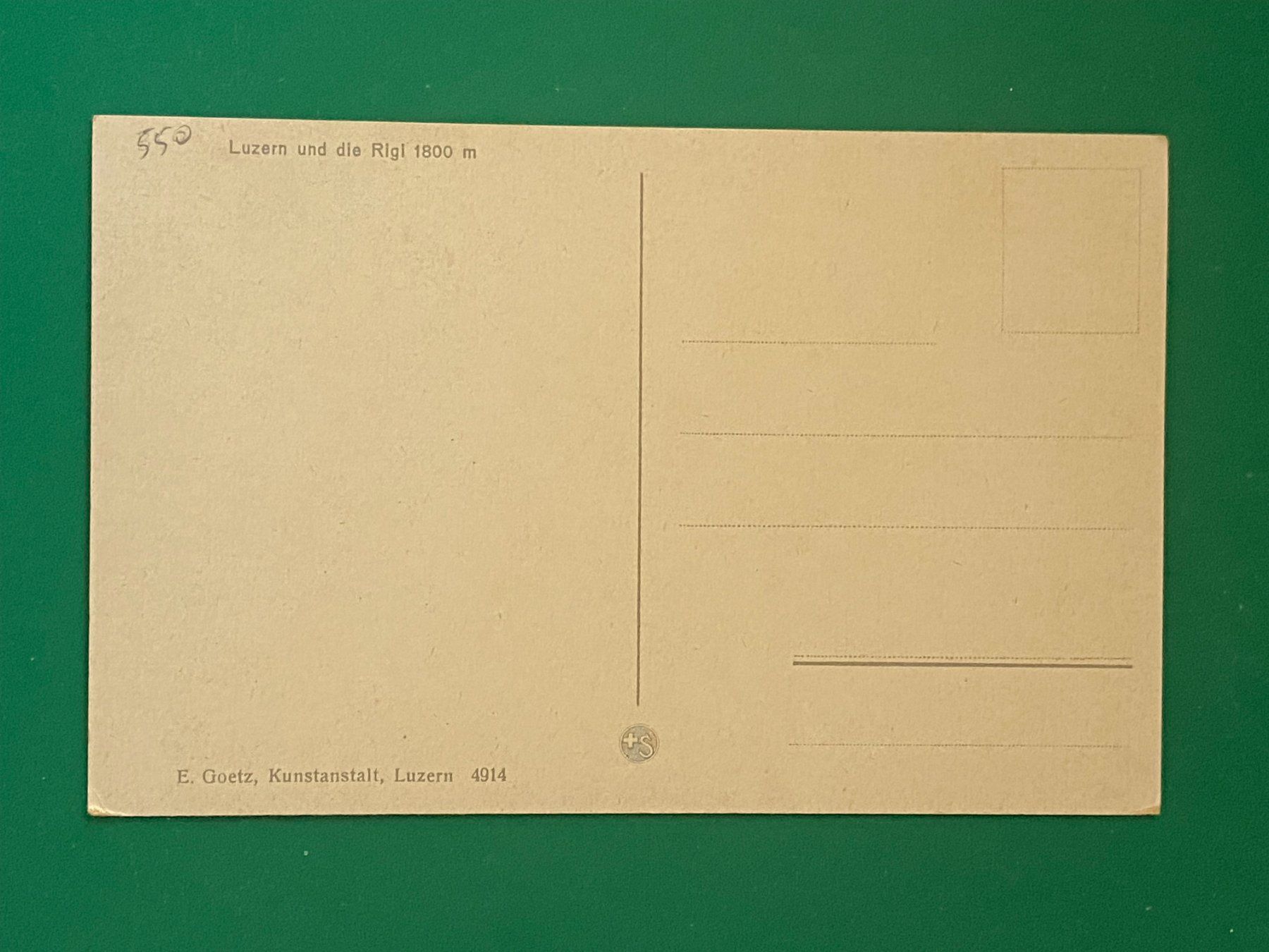 Cartoline postali: Luzern und die Rigi – Usato da Steg VS venduto da danwer74 1