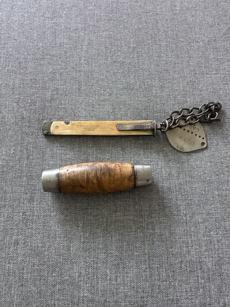Coltelli tascabile: Antikes Klappmesser P. Holmberg Eskilstuna Schweden – Usato da Baar venduto da Hillsboro 4