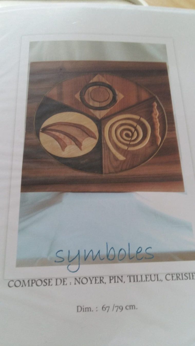 Holzartikel: Sculpture murale Ph. Blanchet  Elements – Neu und originalverpackt aus DUGNY (-Leytron) von Rdeny 9