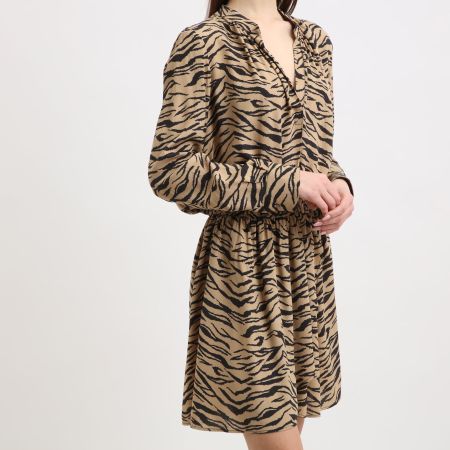 NEUF: Zadig & Voltaire Robe Rinka Tiger taille S