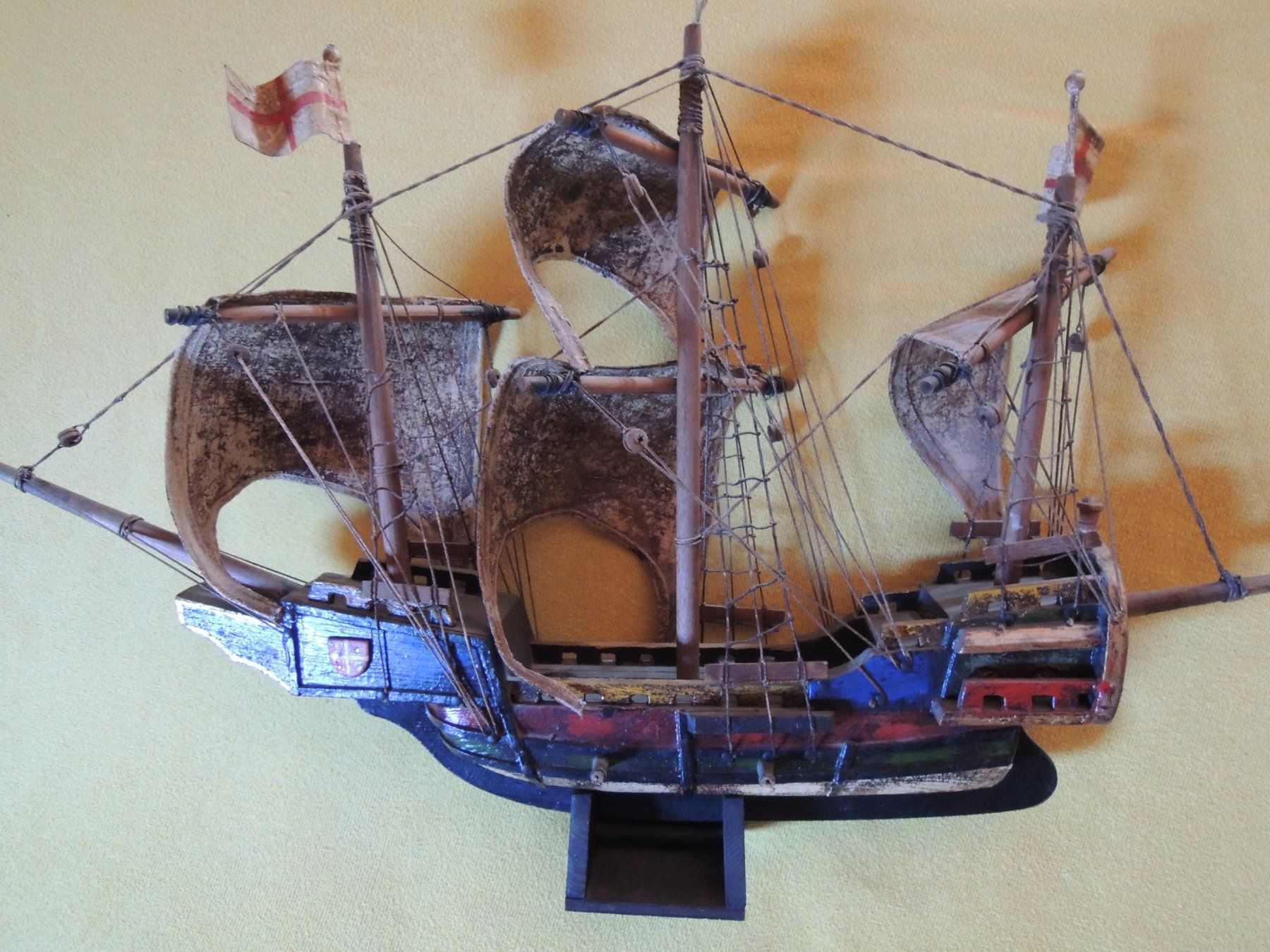 Modellbausätze & Standmodelle: Modelschiff (altes Piratenschiff) Länge 60cm – Gebraucht aus Uznach von rut_xrx5 2