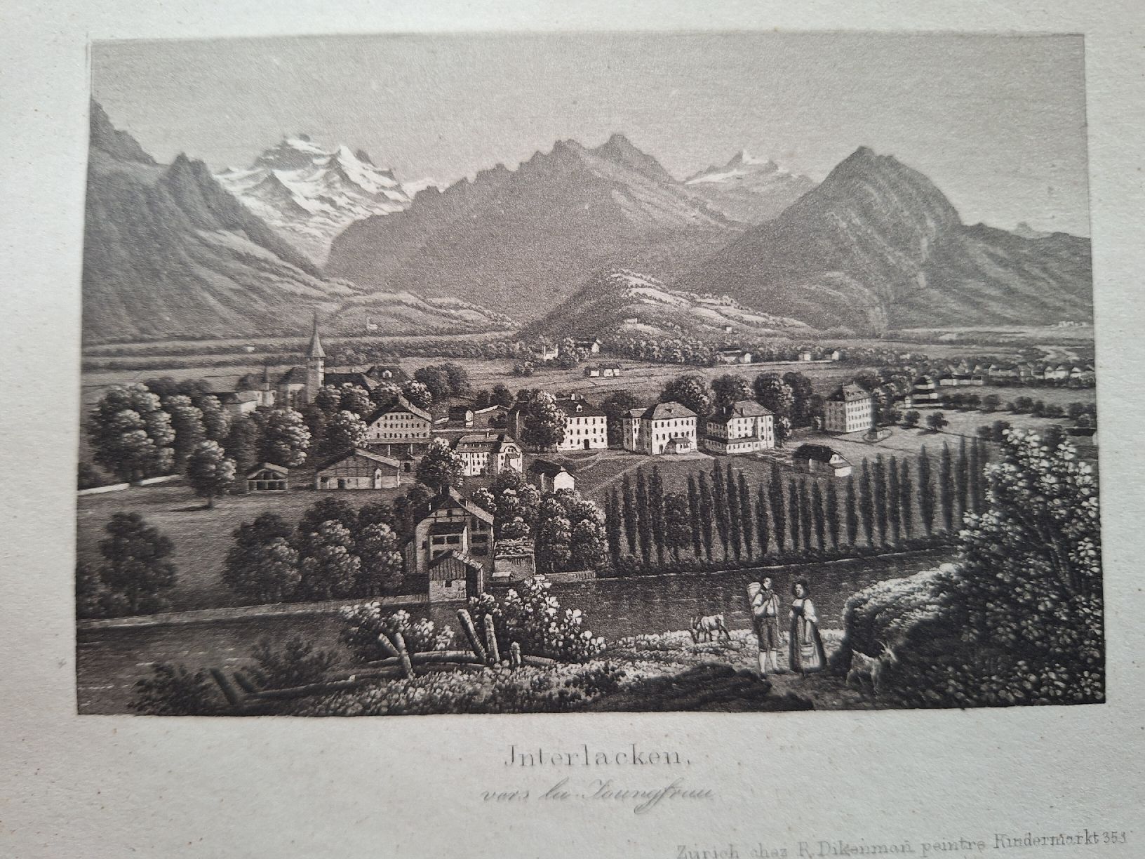 Gravures: INTERLACKEN – D'occasion à Bevaix par bohrap