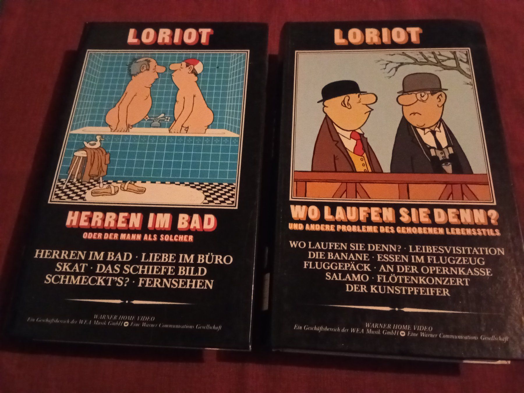 Toutes les VHS: Loriot Band 1+2 Warner Home Video VHS – D'occasion à Remetschwil par Hofiii