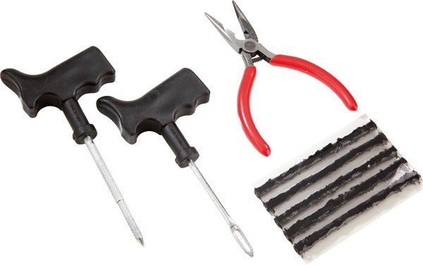 Opa Willis Reifen-Reparatur Set 9-teilig - Notfallset Für Schlauchlose Reifen