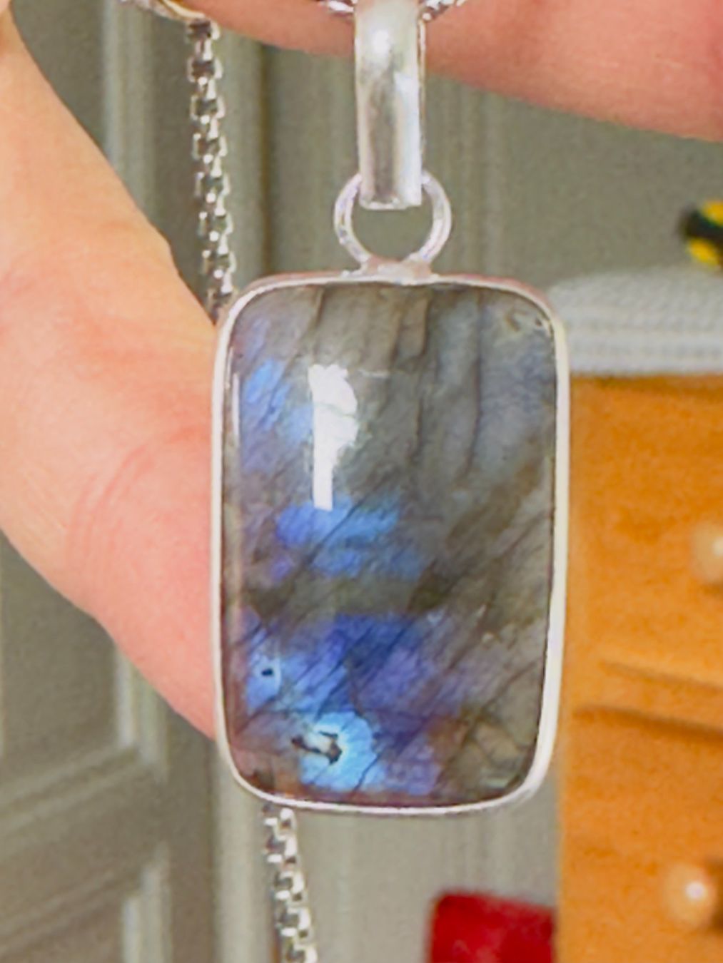 Catenine: Labradorite necklace – Nuovo e nell'imballaggio originale da Genève venduto da AGBERG