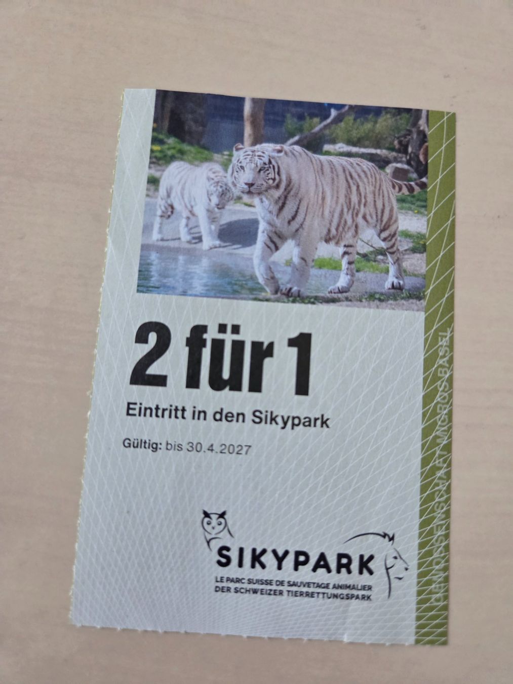 Buoni: Gutschein Sikypark Cremines – Usato da Liestal venduto da ITOlio