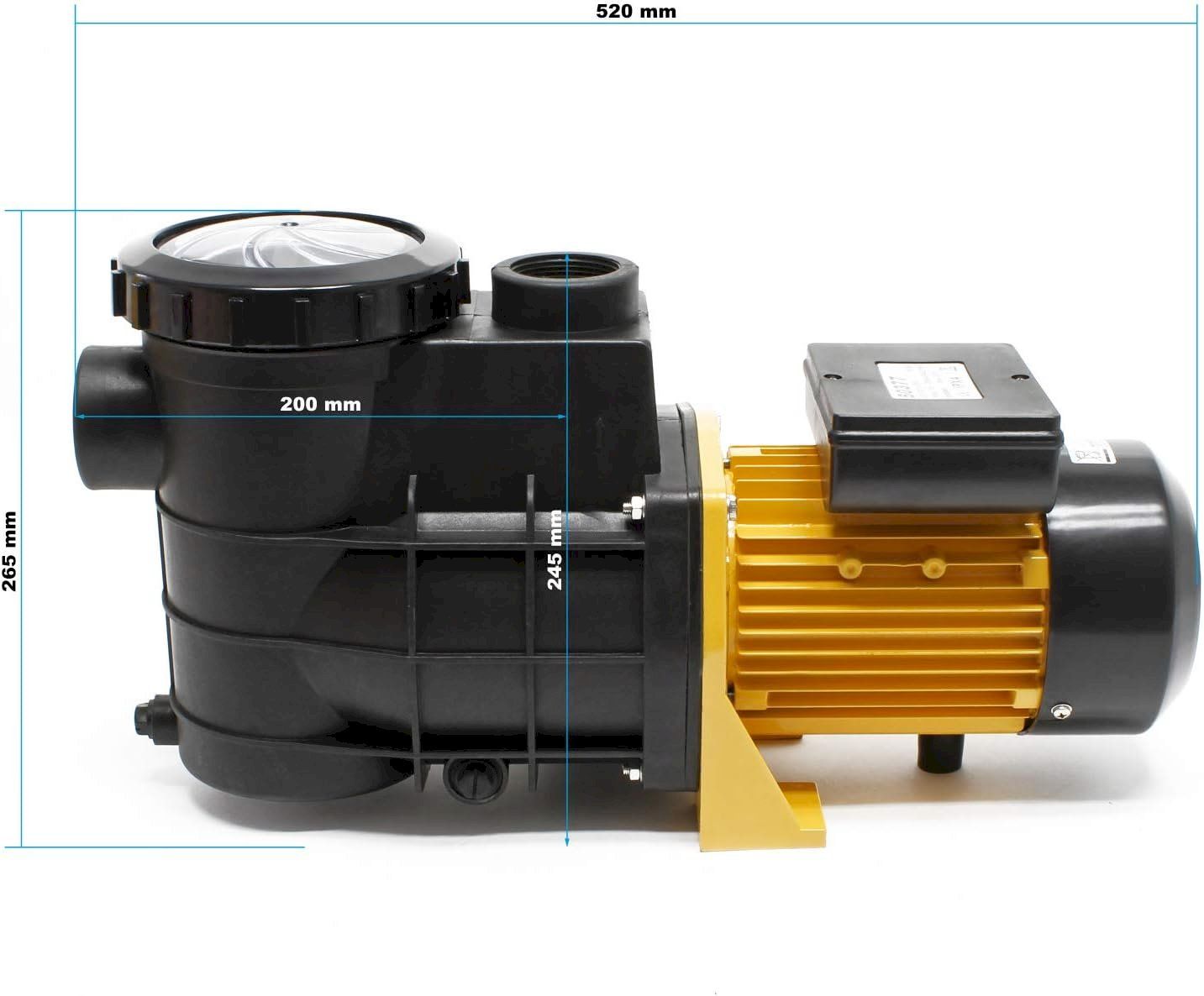 Pompe & Parti di ricambio: WilTec Poolpumpe 14500l/h 750W – Nuovo e nell'imballaggio originale da Bottighofen venduto da zaap 2