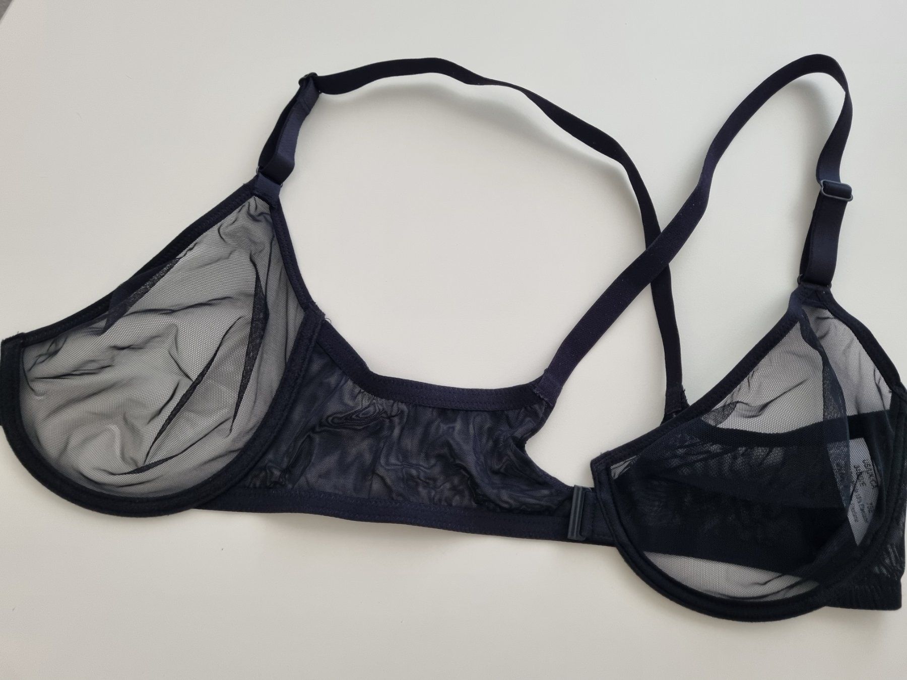 Autres dessous: BH Transparent schwarz E 75 mit Vorderverschluss – Neuf avec emballage d'origine à Zofingen par Felpa 3