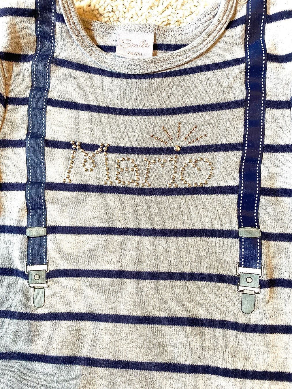 Camicie, T-shirt & Polo: Body mit Namen Mario Gr. 74/80 – Usato da Uster venduto da ros_pym8 2