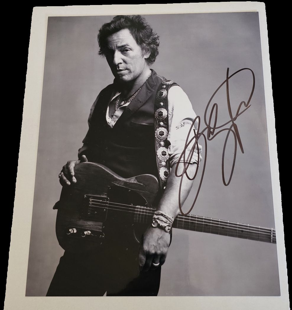 Autografi: Bruce Springsteen signature autograph COA – Nuovo (secondo la descrizione) da Payerne venduto da UpPower