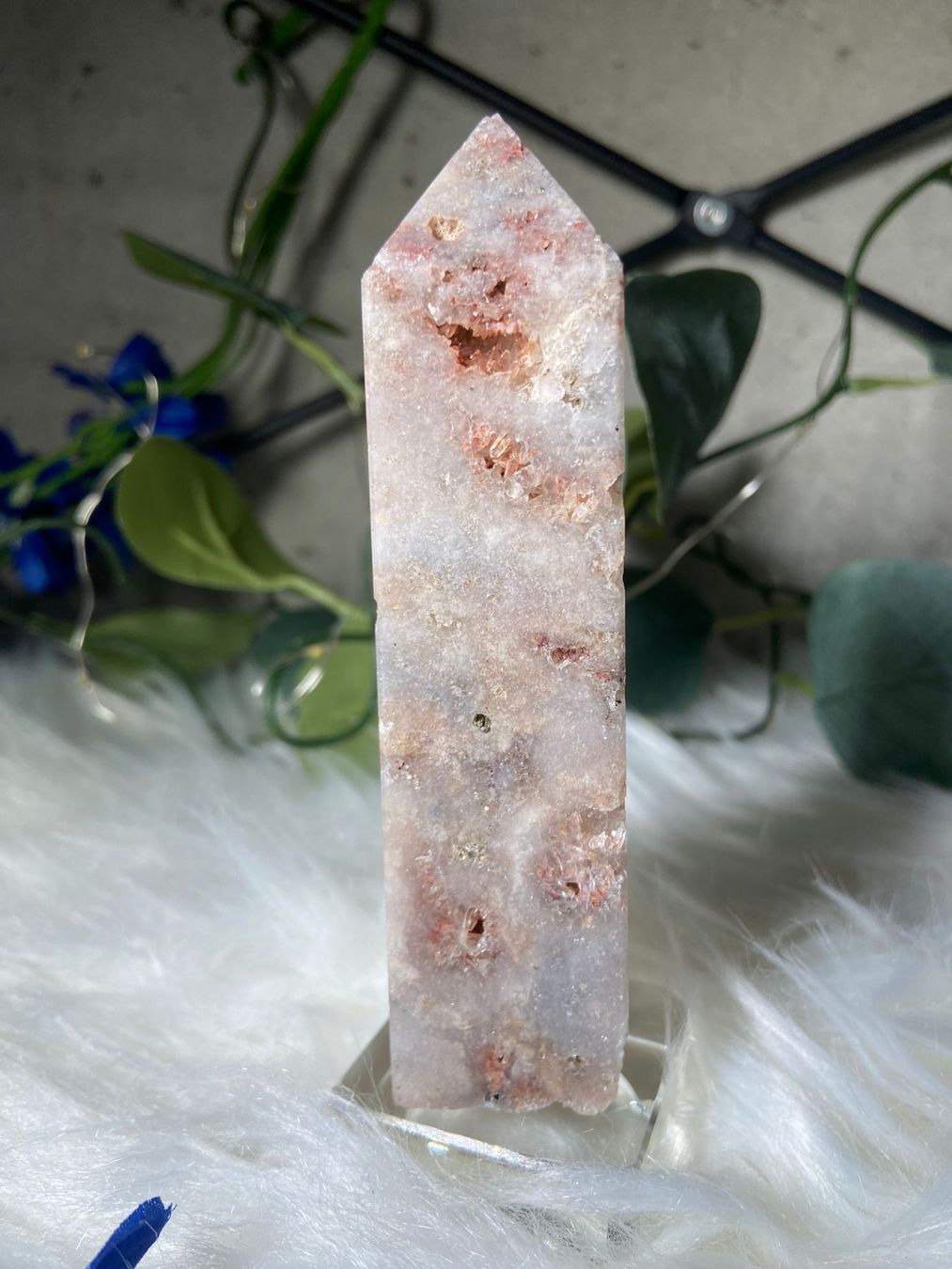 Minerali & Pietre curative: Pinker Achat mit rotem Quarz – Usato da Neuheim venduto da m.hald 2