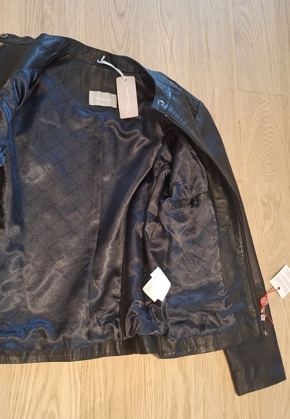 Giacche: Lederjacke Tamaris Gr. 38 schwarz – Nuovo e nell'imballaggio originale da Niederrohrdorf venduto da Papillon_47 2