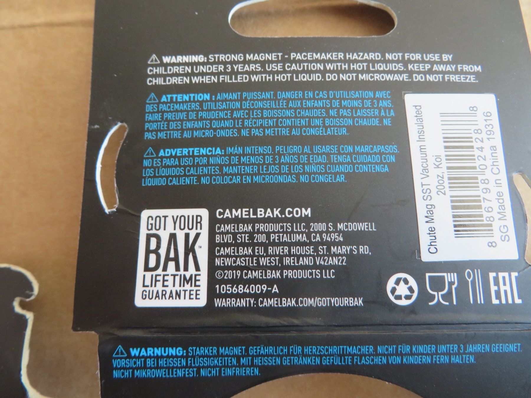 Camelbak Trinkflaschen & Thermosflaschen: Isolierflasche 600 ml – Neu und originalverpackt aus Grüningen von Urtica 2