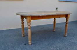 Grande table ancienne en pin massif vintage scandinave Tisch