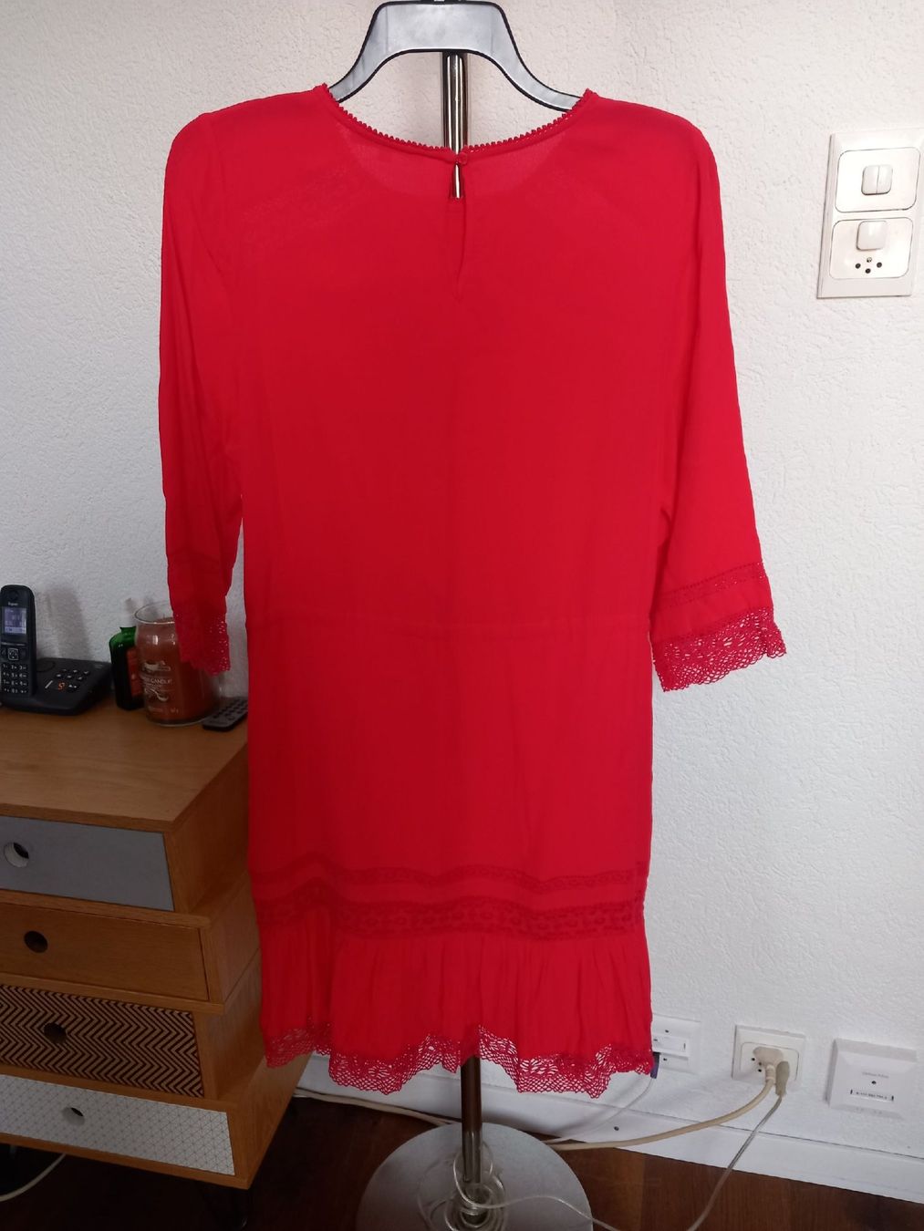 Maje Vestiti: Jolie robe MAJE taille 3 framboise-rouge – Usato da Boudry venduto da Fionette 2