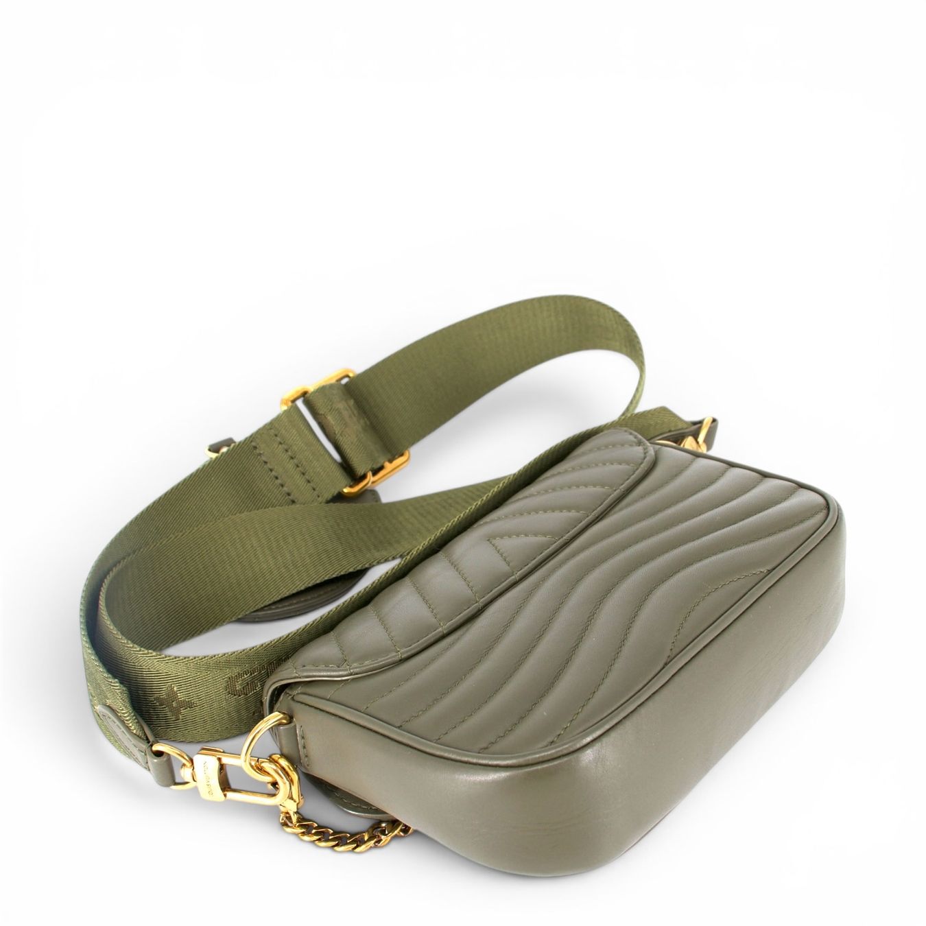 Louis Vuitton Borse da donna: Louis Vuitton New Wave Multi-Pochette khaki – Usato da Binningen venduto da Designerlabels 9