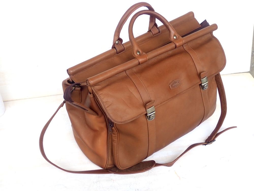 Weekender Oconi Aktentasche Oconi Echtleder Reise Tasche, € 50