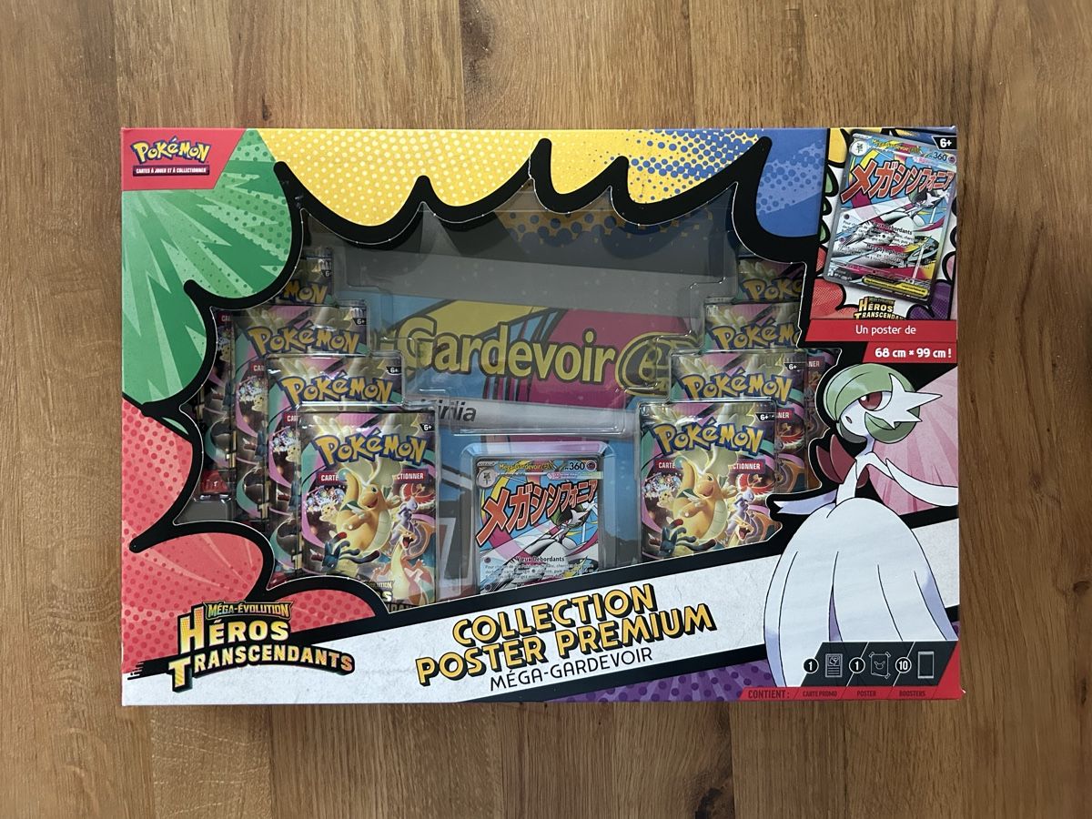 Pokémon Carte collezionabili: Collection Poster Premium Mega Gardevoir – Nuovo e nell'imballaggio originale da Orpund venduto da Americanpickers