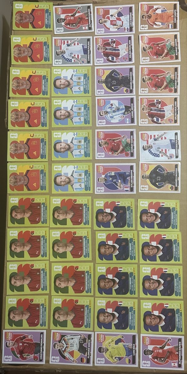 Panini Carte collezionabili: Panini Ronaldo, Yamal, Messi, Mbappe & Extra Sticker. usv. – Nuovo (secondo la descrizione) da Uster venduto da Haki.vhc 6