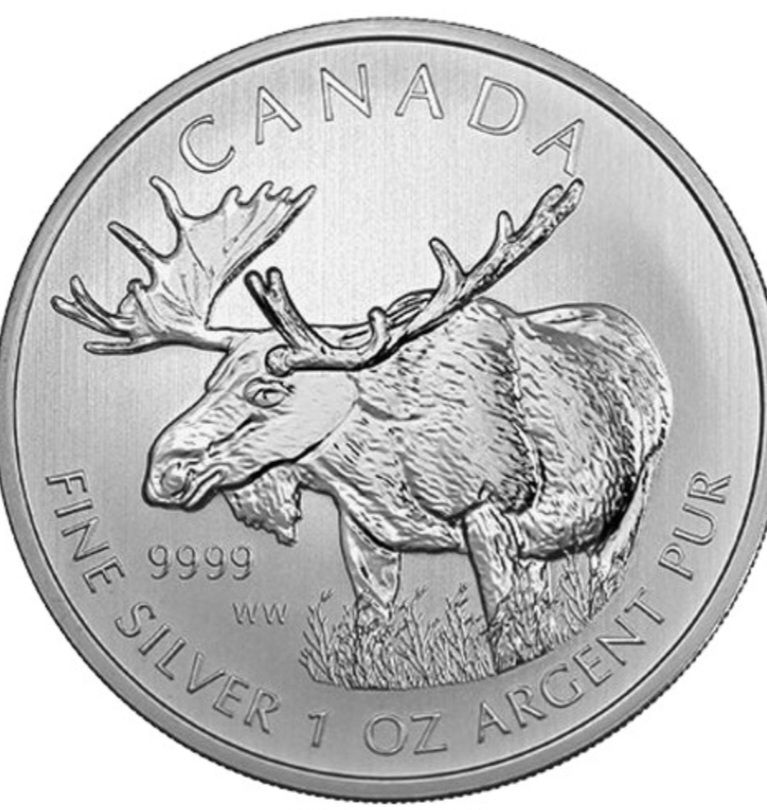 Alle Münzen: 1 oz Silber Canada - Elch 2012 – Gebraucht aus Leibstadt von Oxygen73 1