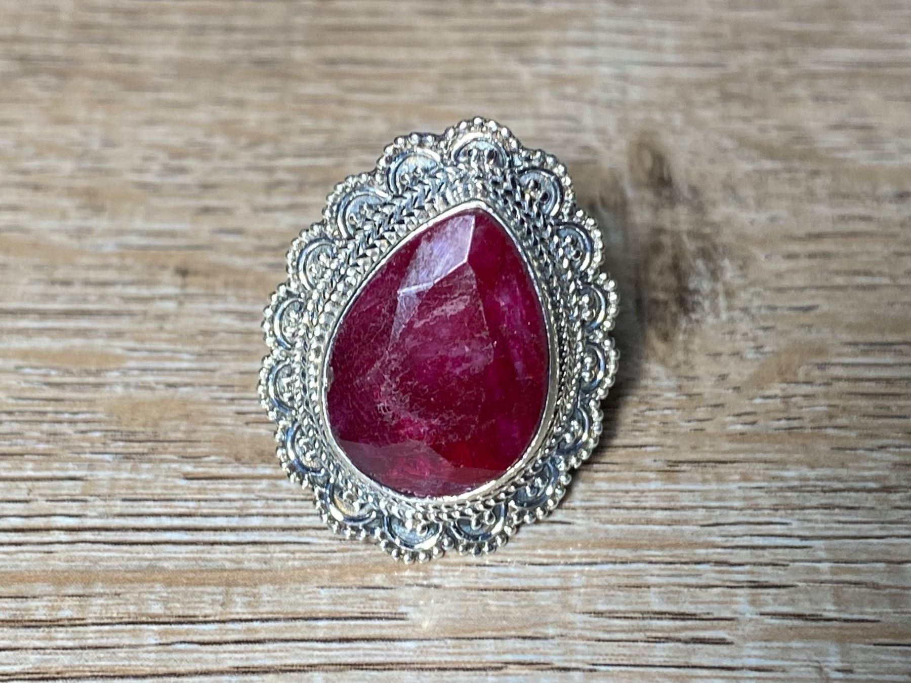 Anelli: Orientalischer Silber 925 Ring mit natürlichem Rubin – Nuovo e nell'imballaggio originale da Laax venduto da Kiki_Kingdom3 7