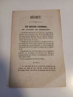 Décret Canton Fribourg 1865, Organisation Militaire.