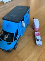 Bruder MB Sprinter Pferdetransporter mit Anhänger Top!