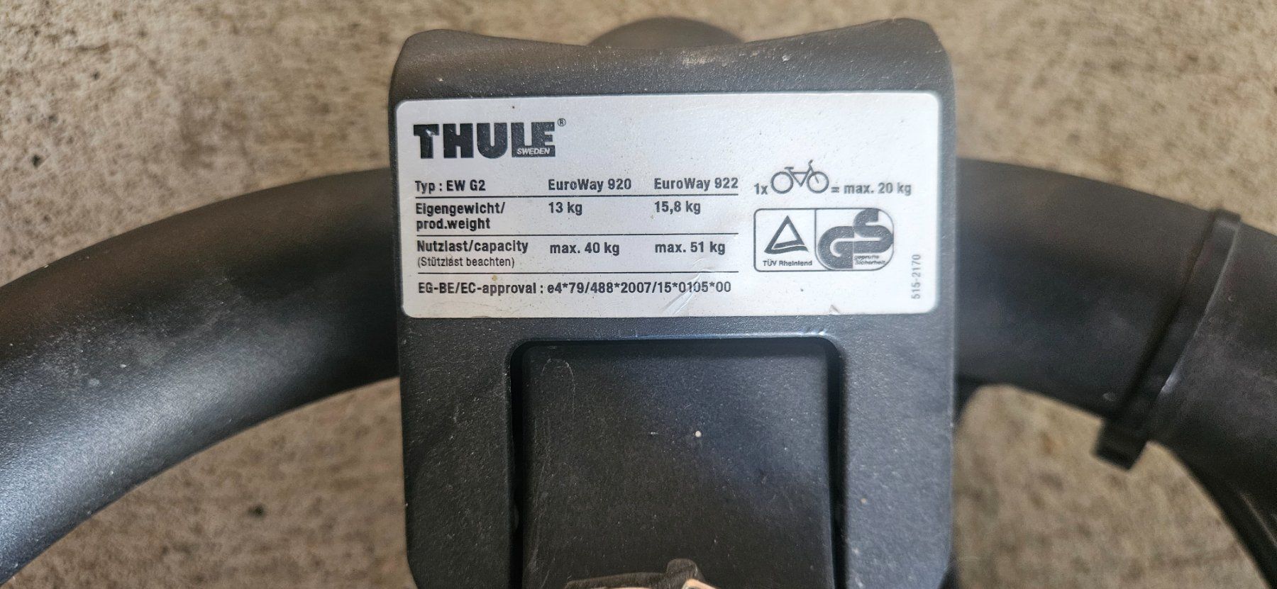 Balken: Thule Fahrradträger – Gebraucht aus Aarberg von Bcorrado 2
