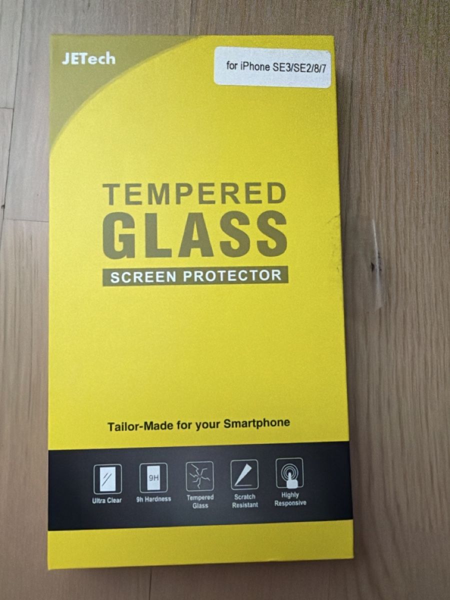 Lackretusche & Schutzfolien: JETech Displayschutzglas iPhone SE3/SE2/8/7 NEU – Gebraucht aus Laufenburg von axtmaestro