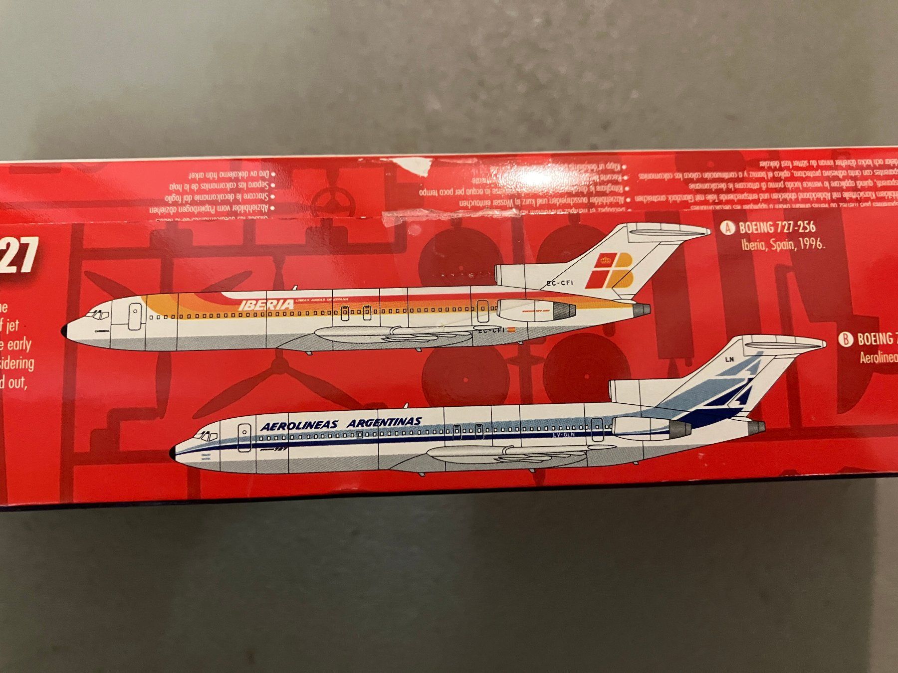 Airfix Modellbausätze & Standmodelle: Decal Sheet zu Boeing B-727 – Neu (gemäss Beschreibung) aus Riedholz von mastercom 3