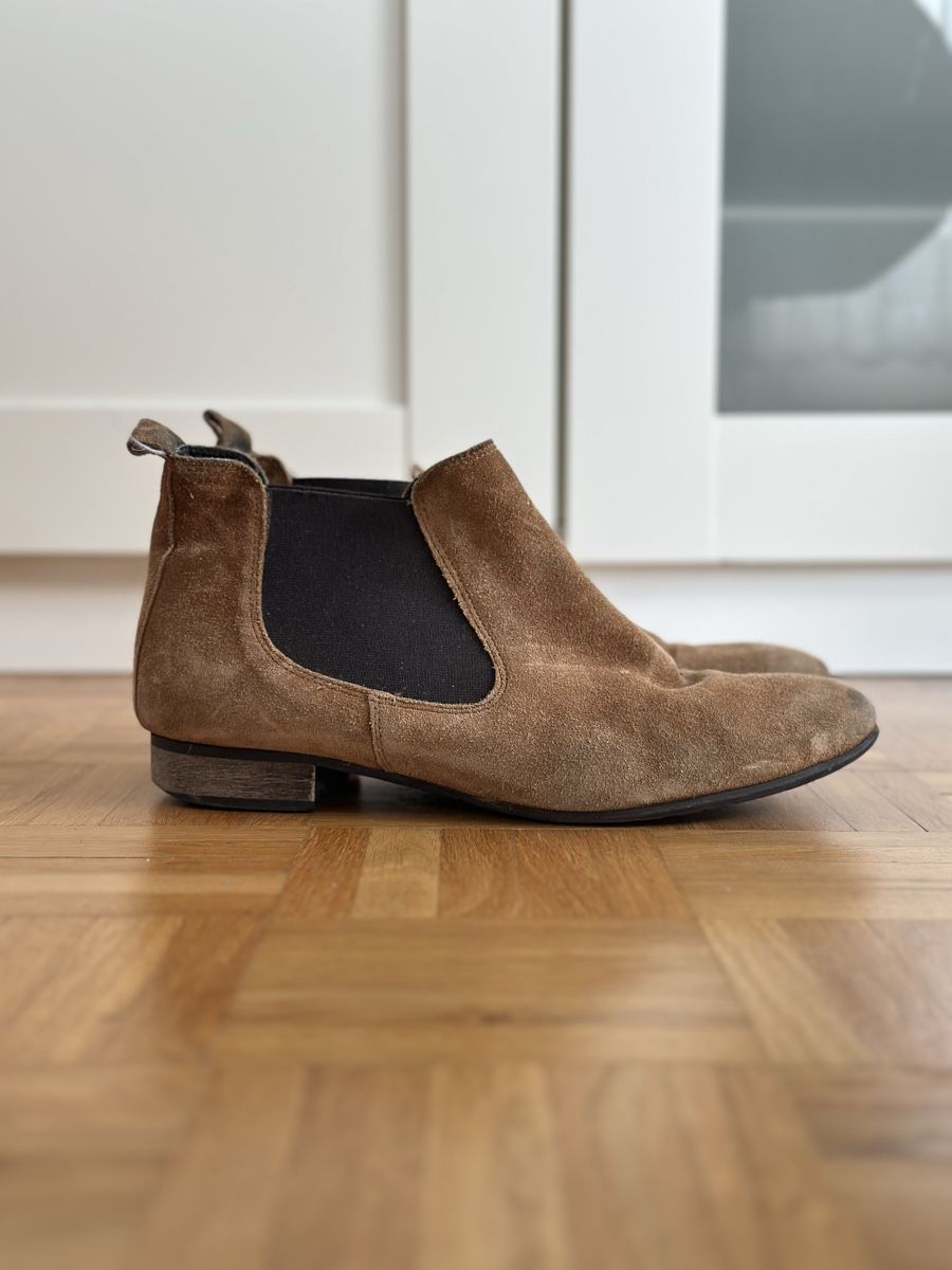 Scarpe da donna: Braune Wildleder Boots, Top Herbst Schuhe, Gr. 40 – Usato da Basel venduto da FatmaCan52