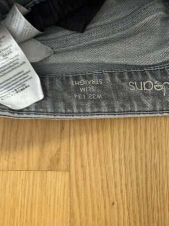 Calvin Klein Jeans, Slim Straight, W33 L34, Grau, Top!
